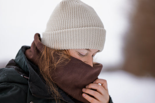Snood in fleece for humans