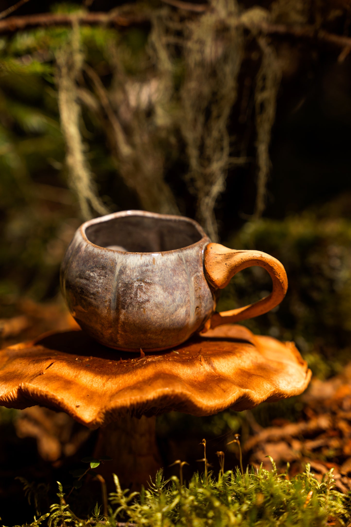 Pumpkin ceramic mug