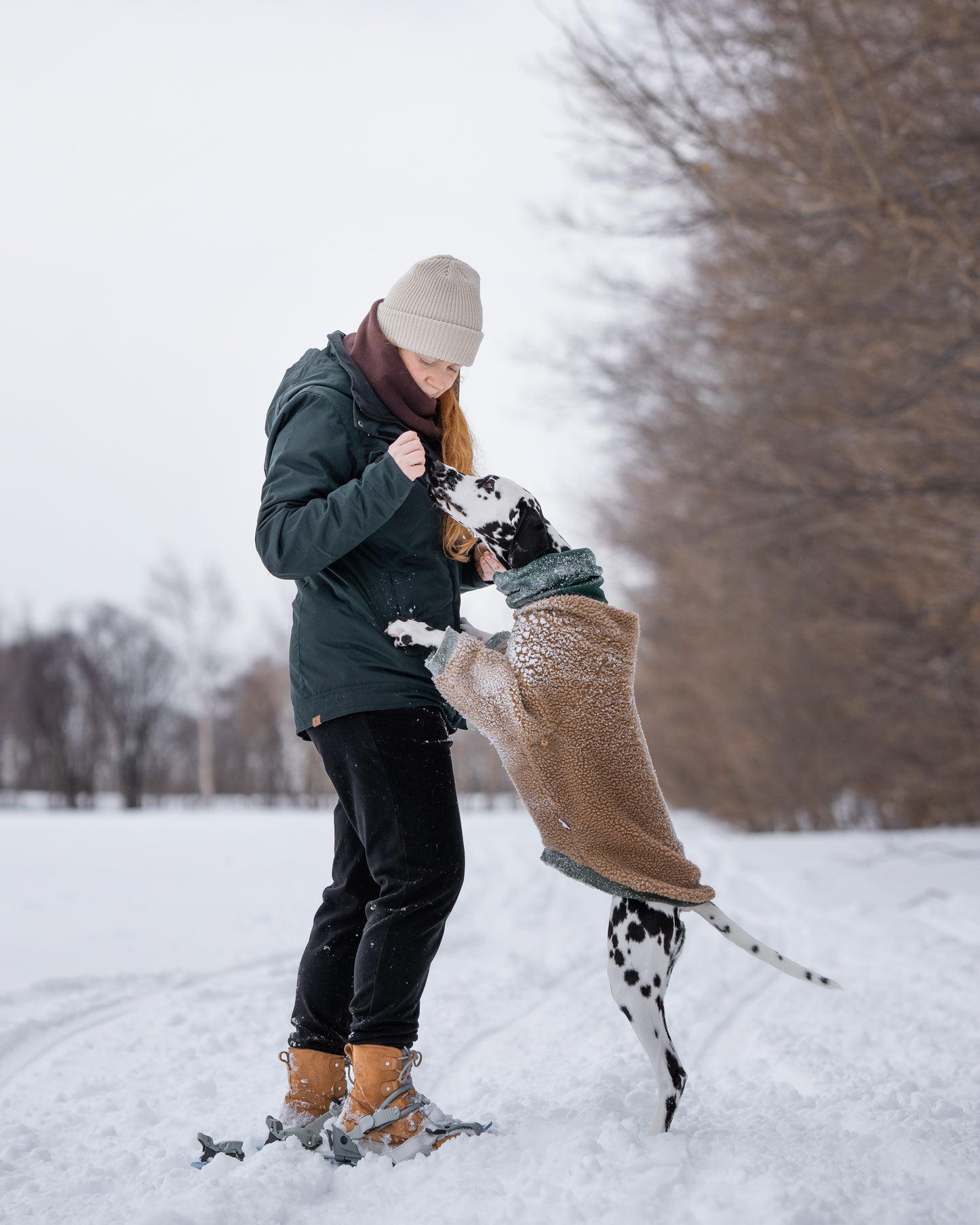 Snood in fleece for humans