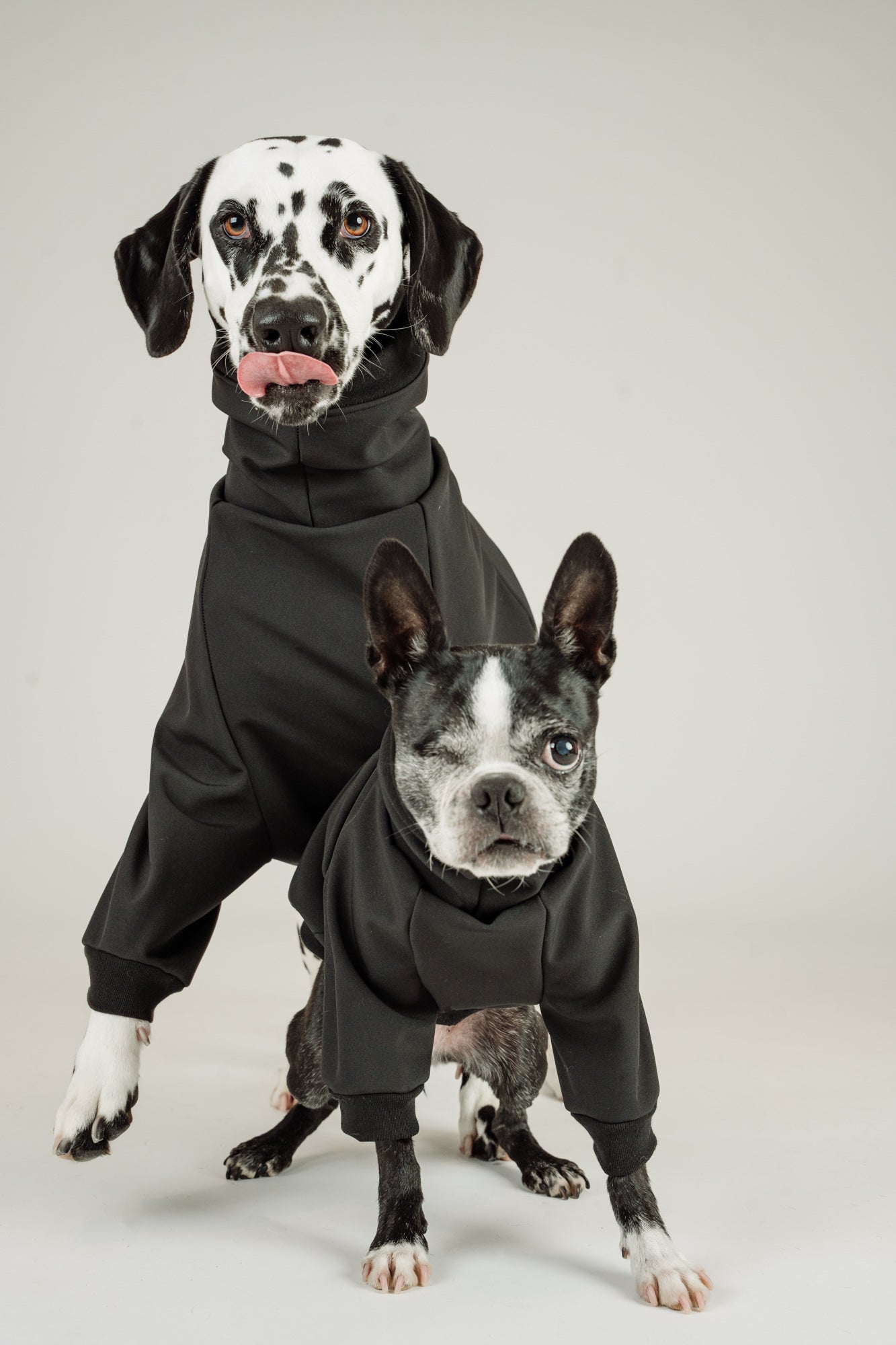 Manteau de printemps en softshell noir