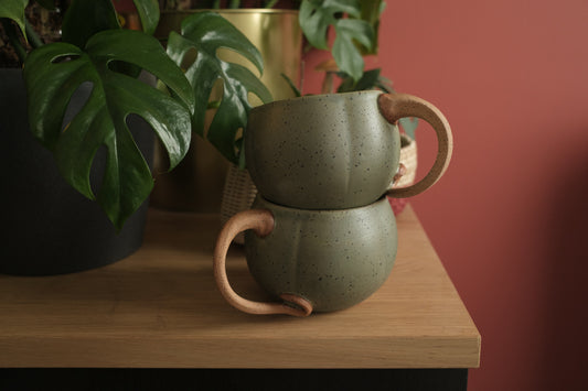 Pumpkin ceramic mug