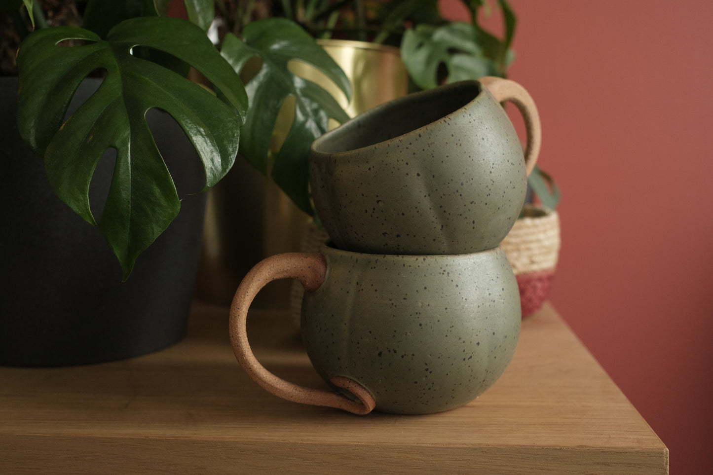Pumpkin ceramic mug