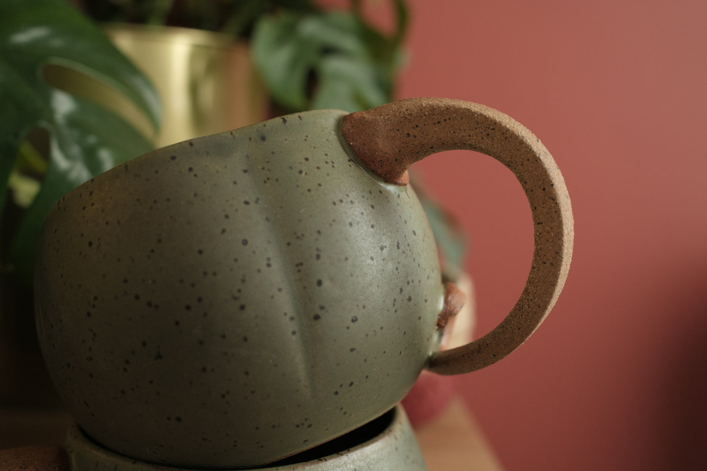 Pumpkin ceramic mug